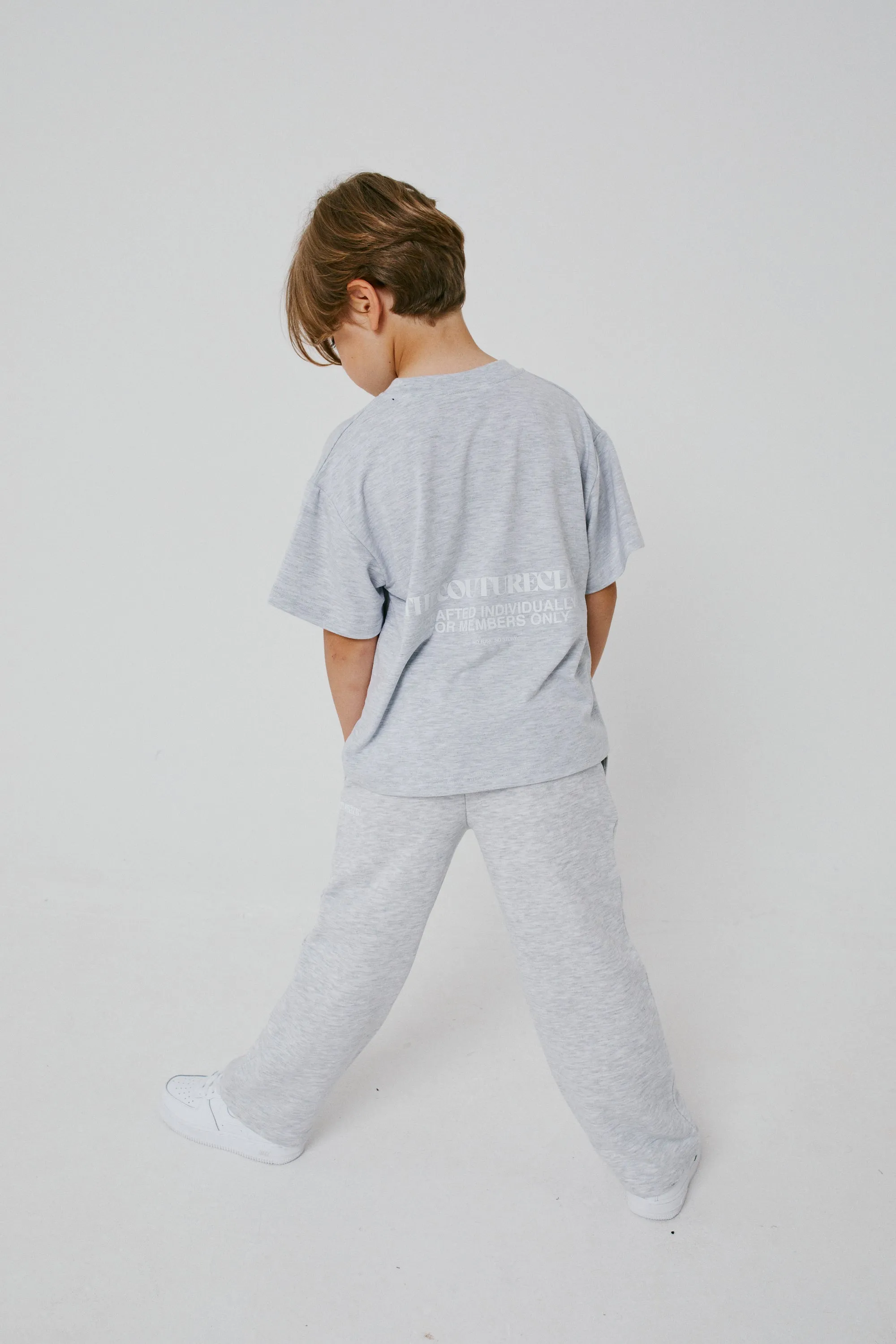 KIDS COPYRIGHT T-SHIRT - GREY MARL