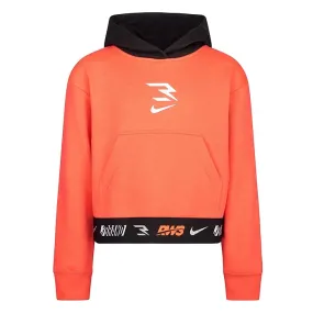 Kids Cropped Pullover Hoodie