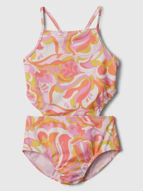 Kids Cutout Swim One-Piece