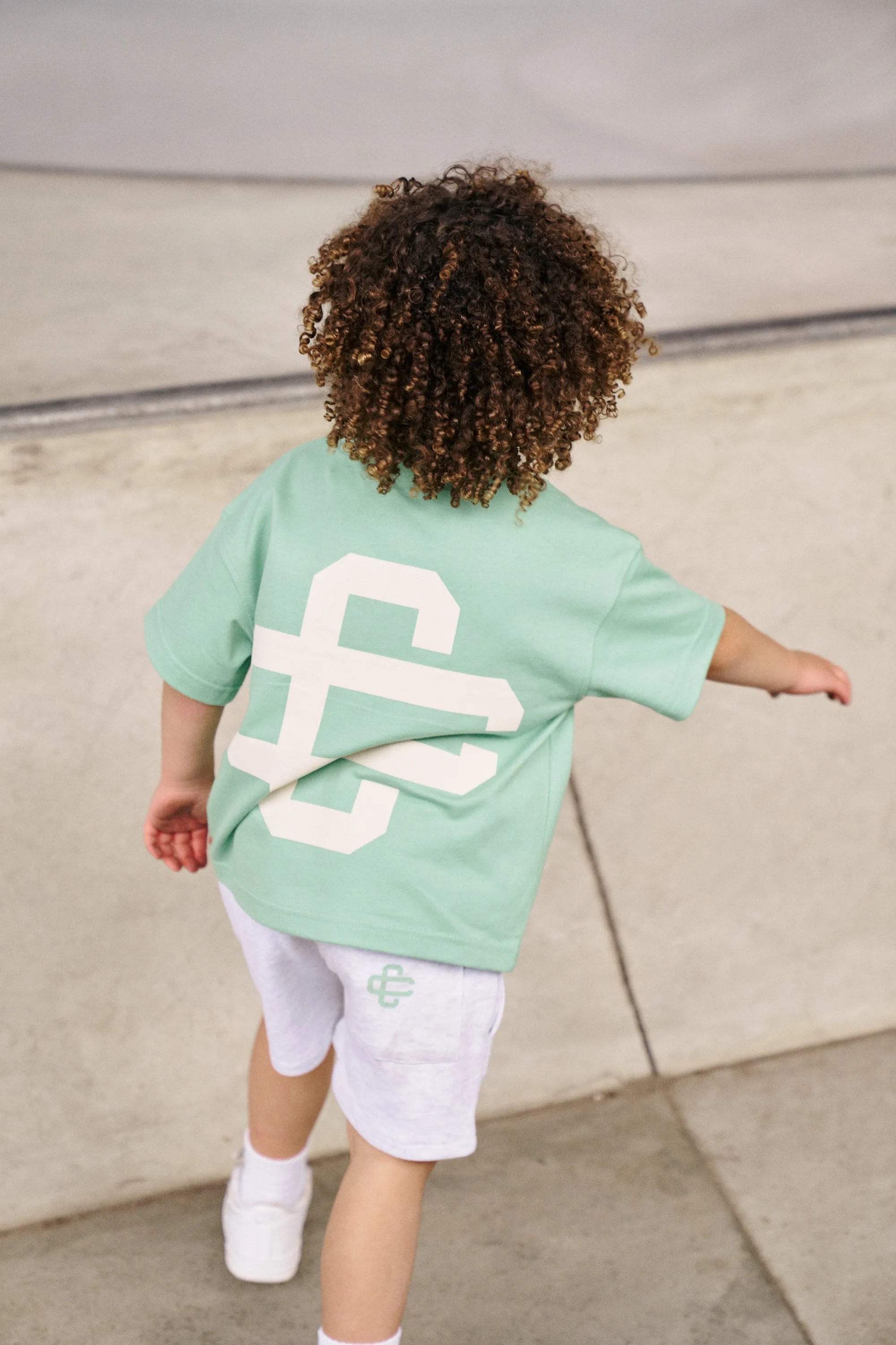 KIDS EMBLEM PUFF PRINT T-SHIRT - MINT