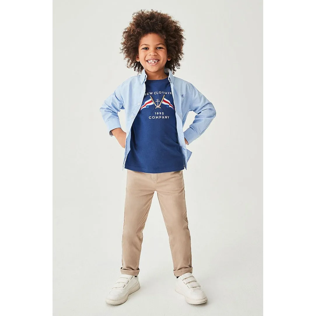 Kids Embroidered Logo T-Shirt