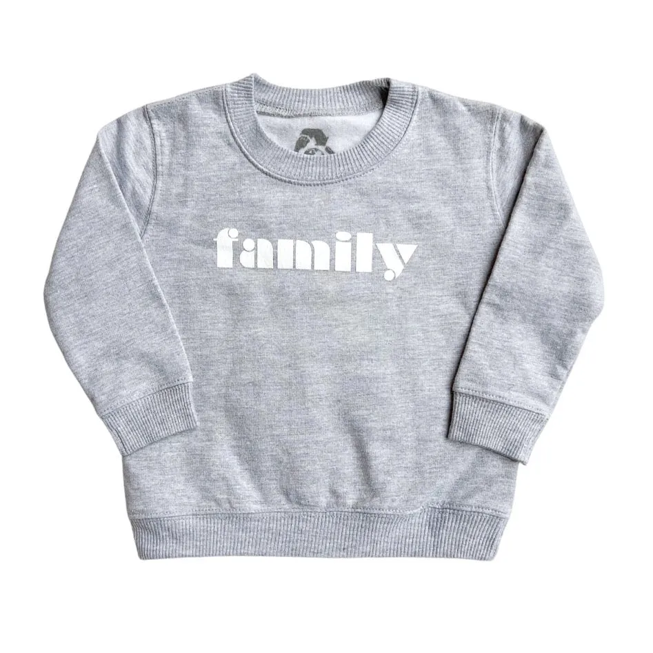 Kids Family Sweatshirt by little imprint