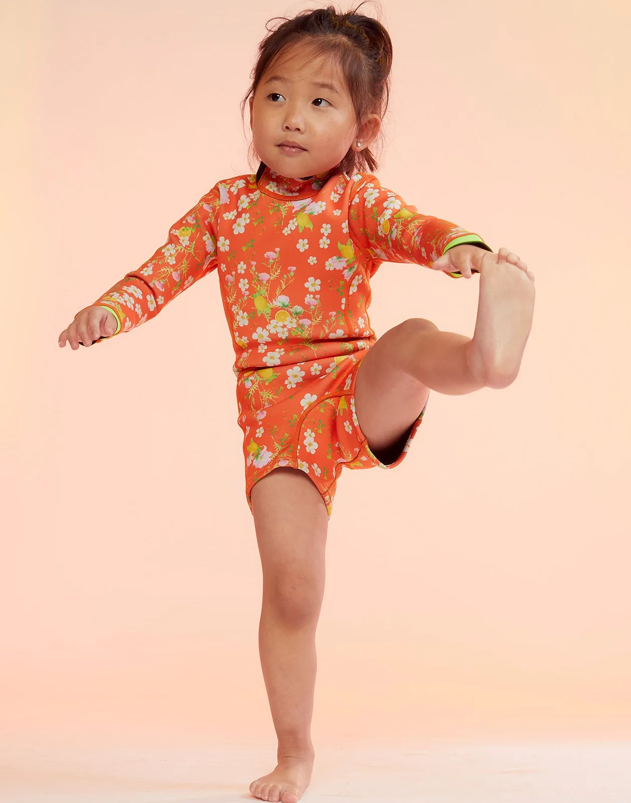 Child's Floral Swimsuit