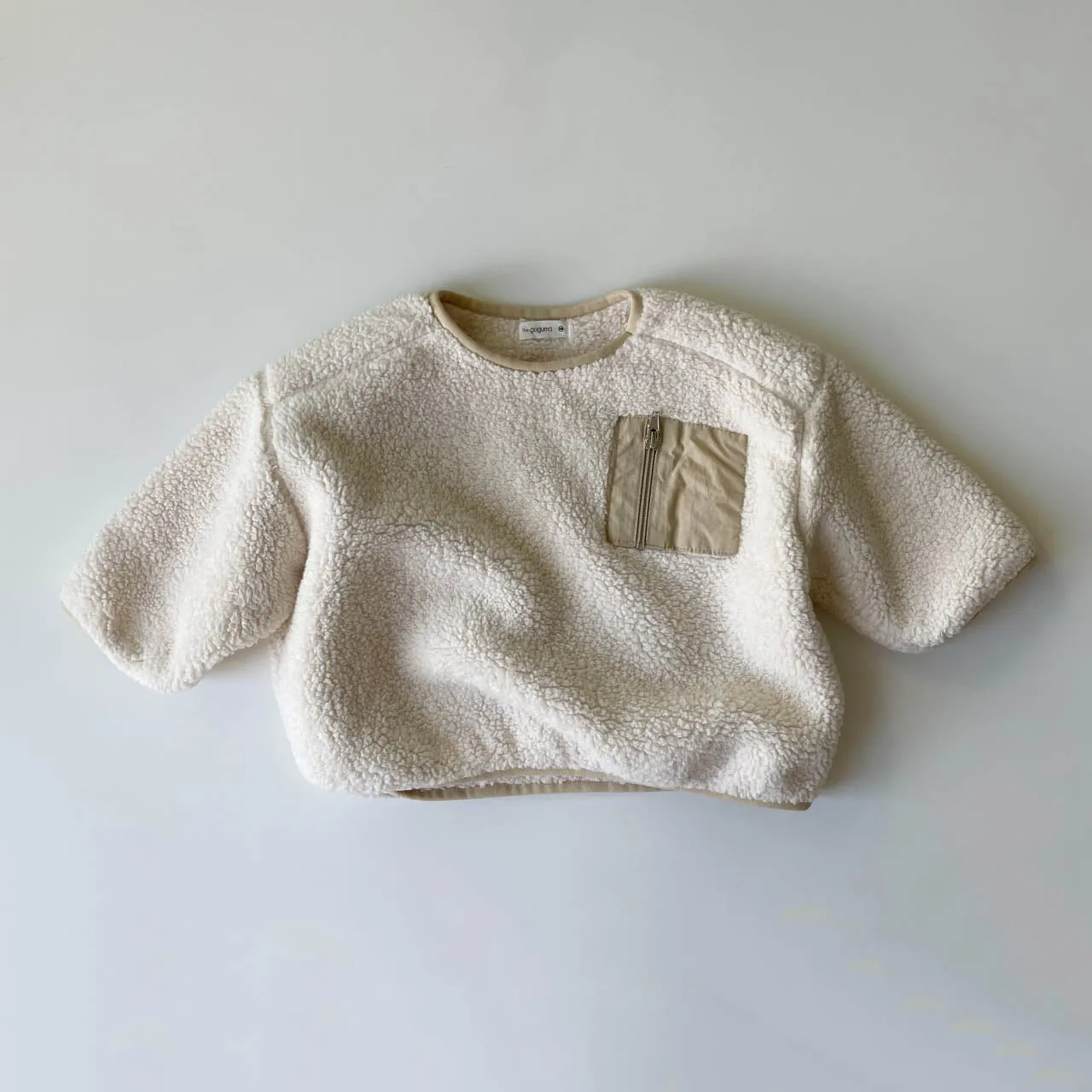 Kids Fluffy Fleece Pocket Sweatshirt (1-5y) - 2 Colors