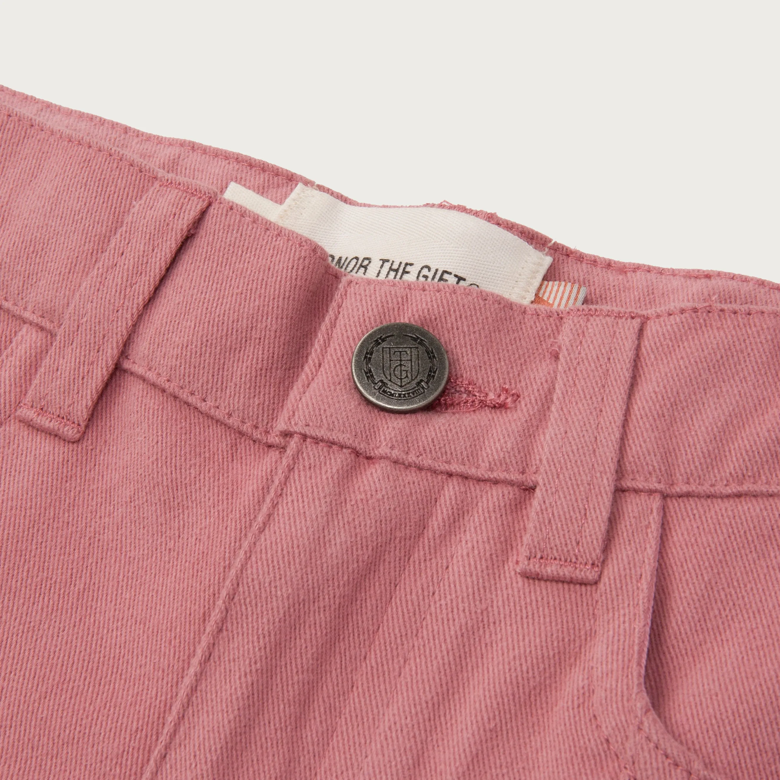 Kids Front Seam Pant - Mauve