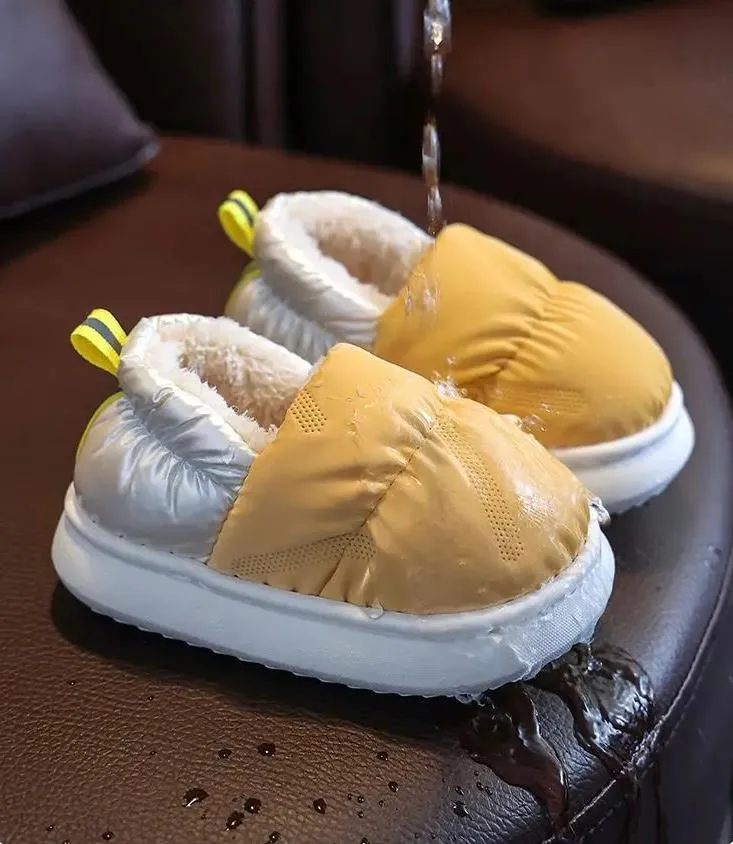 Children's faux fur footwear