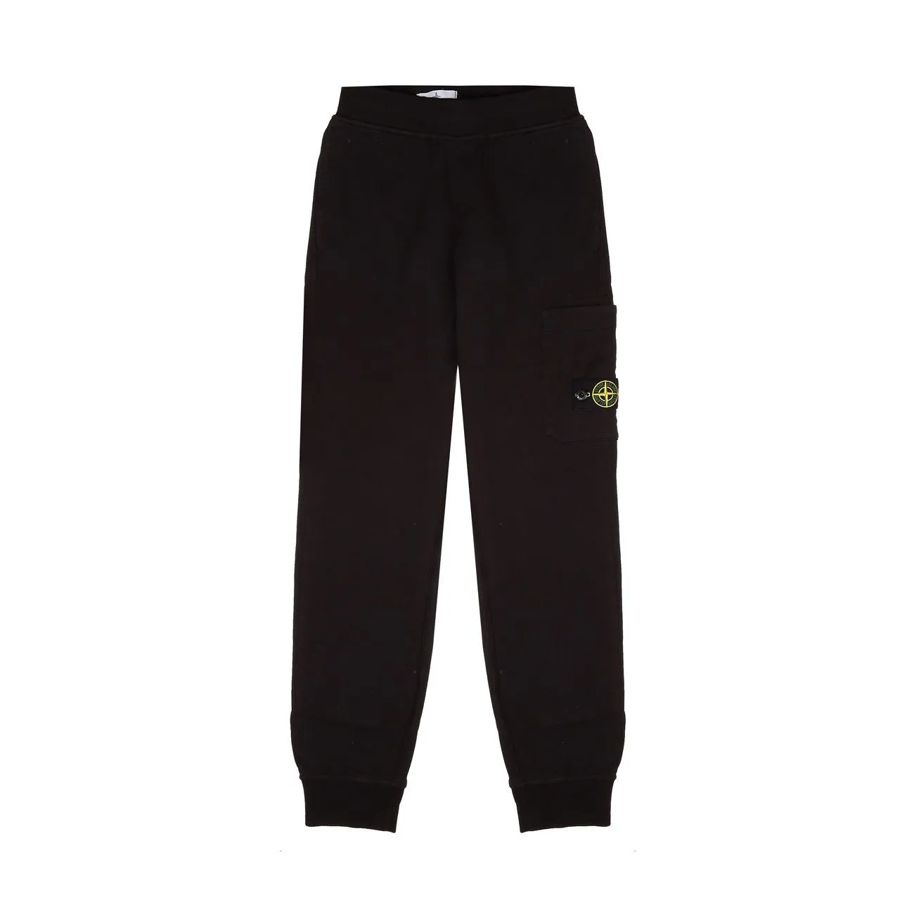 Kids' Black Cotton Sweatpants