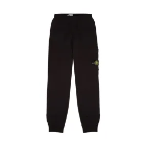 Kids' Black Cotton Sweatpants