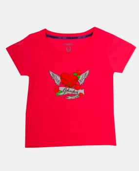 KIDS GIRL S/S TATTOO HEART