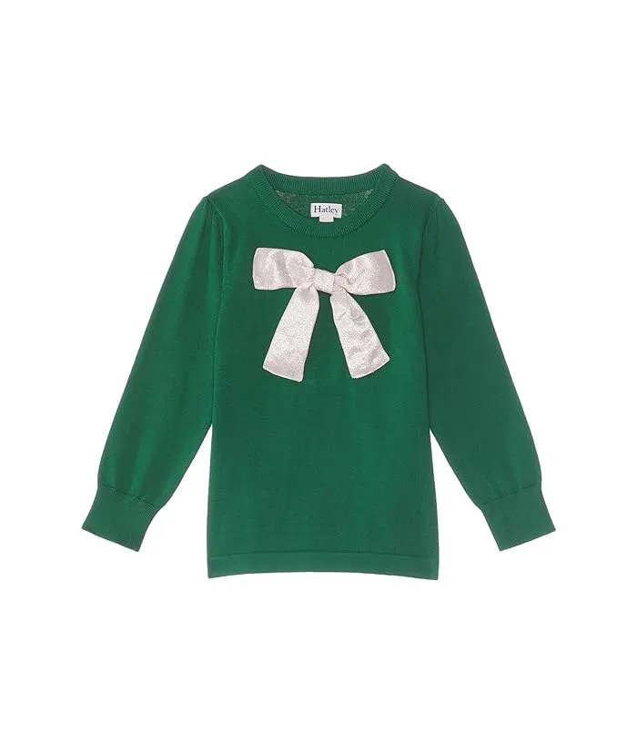 Kids Golden Bow Sweater Tunic