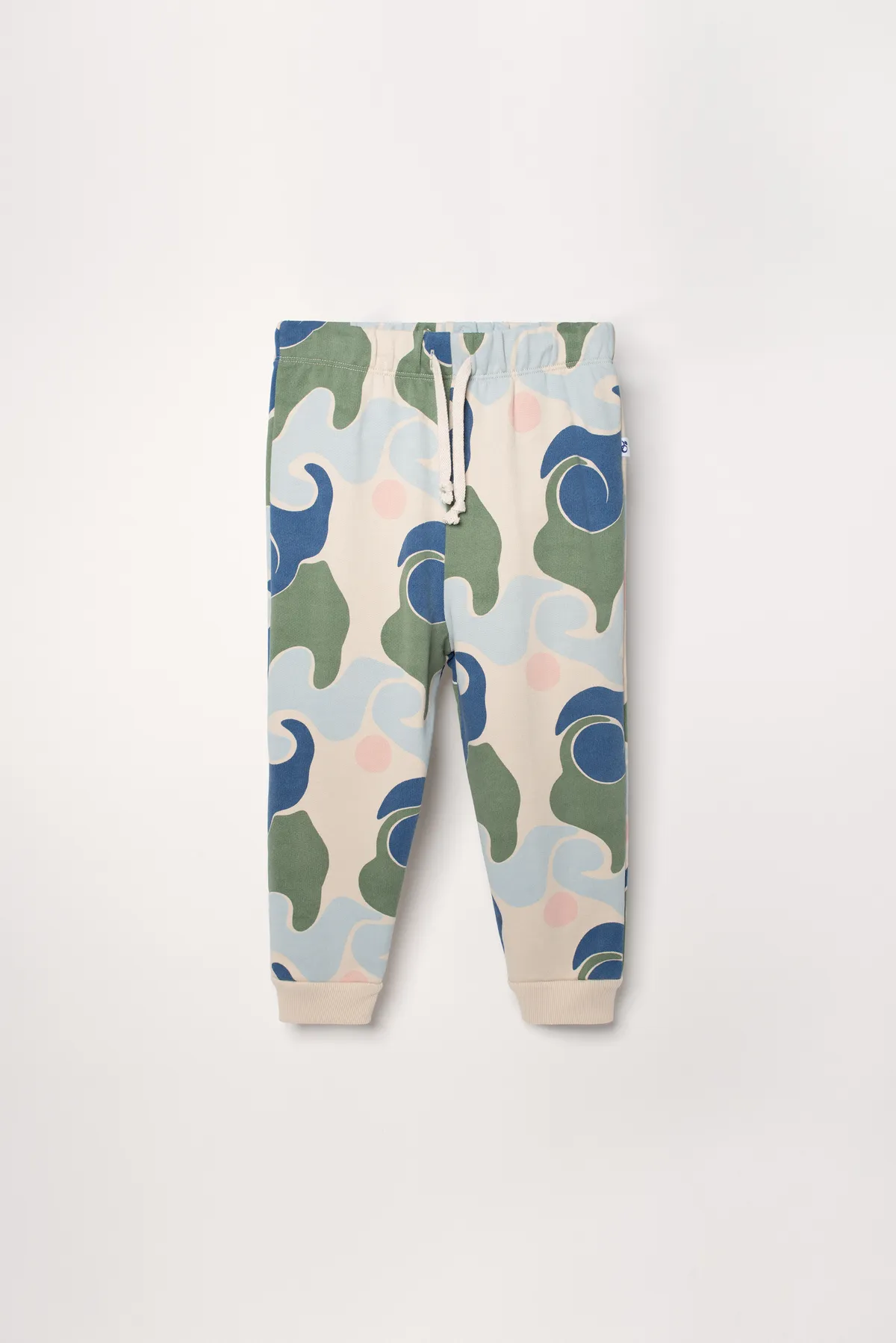 Kids Granelito Organic Pima Cotton Kids Sweatpants - Wave