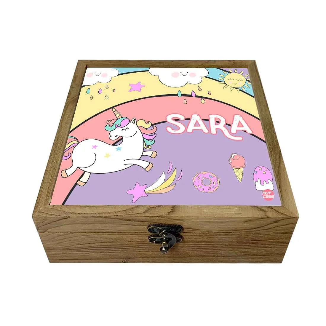 Kids Jewellery Box for Girls - Unicorn and Rainbow