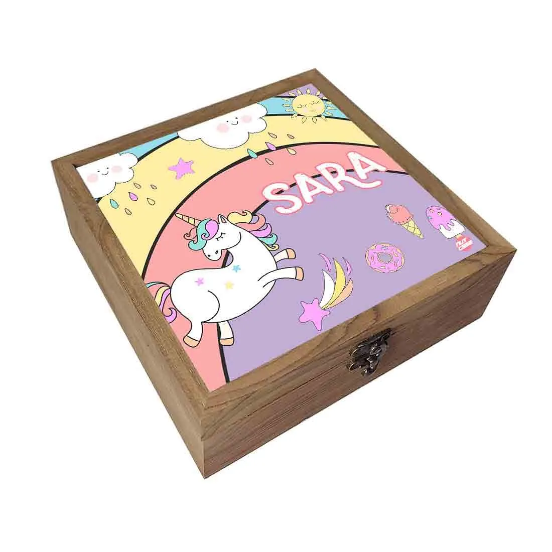 Kids Jewellery Box for Girls - Unicorn and Rainbow