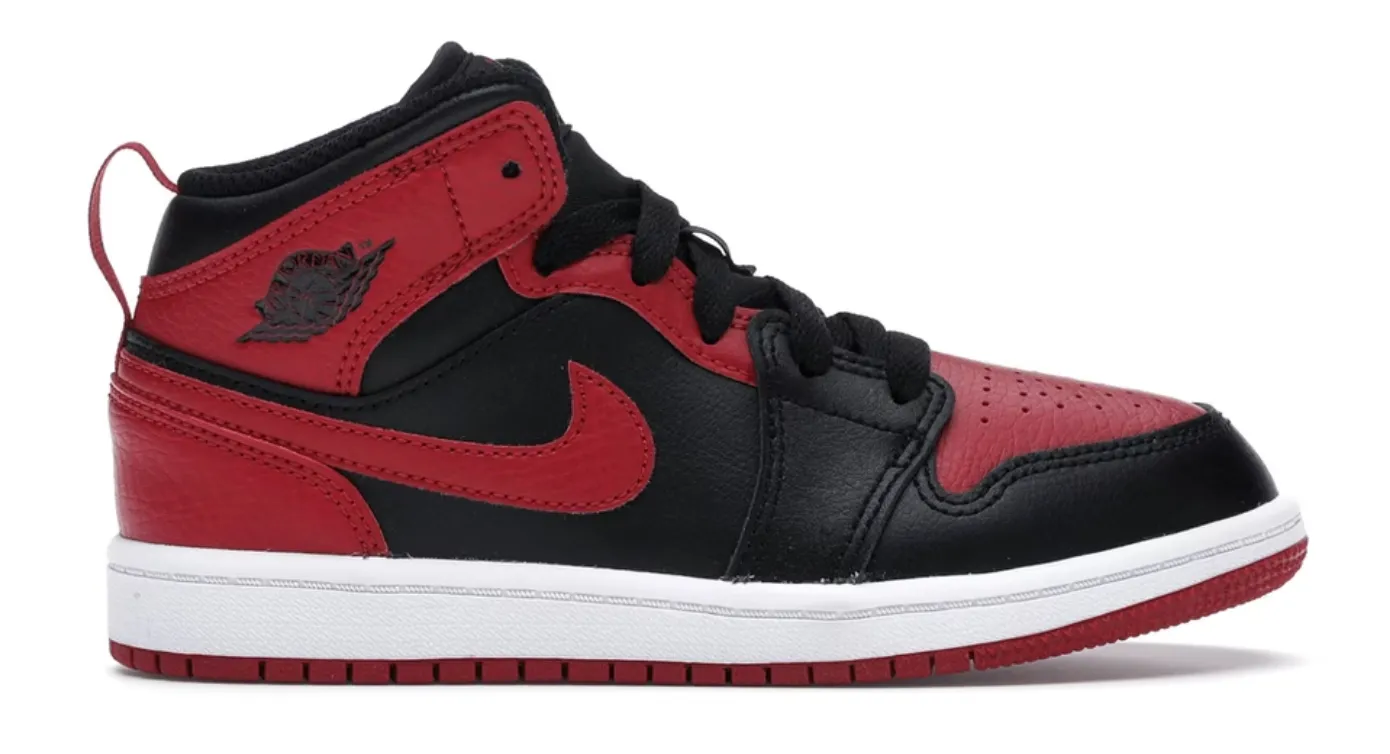 kids jordan 1 mid banned (2020) (ps)