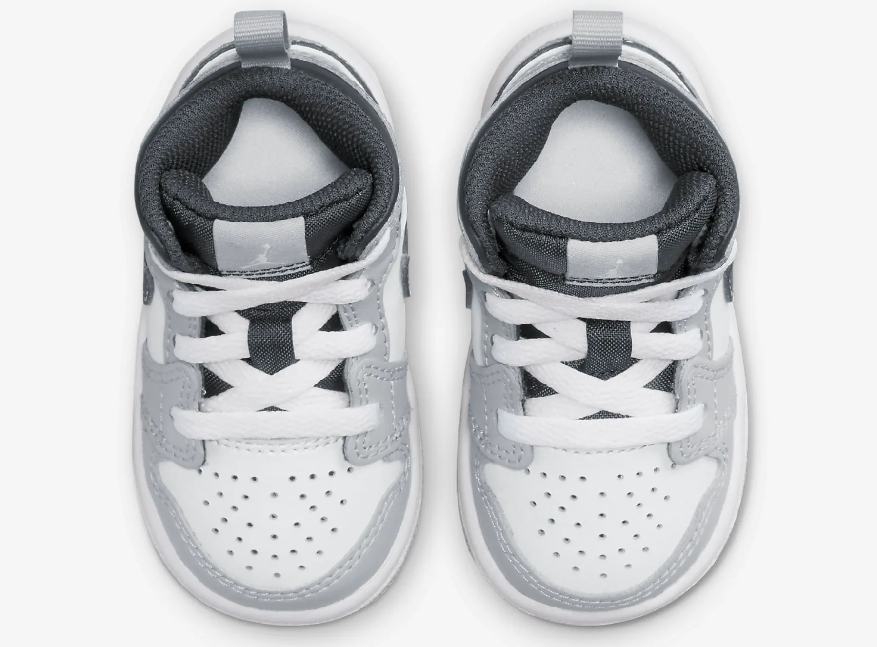 KIDS JORDAN 1 MID LIGHT SMOKE GREY (2022) (PS)