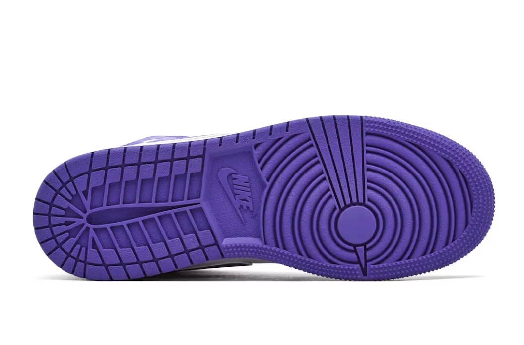 KIDS - JORDAN 1 MID PURPLE VENOM (PS)