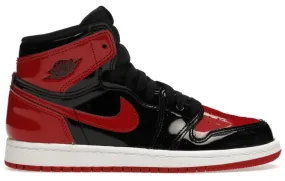 KIDS JORDAN 1 RETRO HIGH OG PATENT BRED (PS)