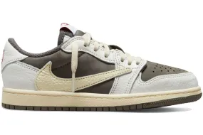 KIDS JORDAN 1 RETRO LOW OG SP TRAVIS SCOTT REVERSE MOCHA (PS)