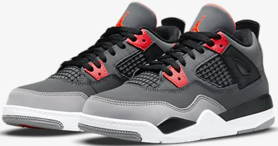 KIDS JORDAN 4 RETRO INFRARED (PS)