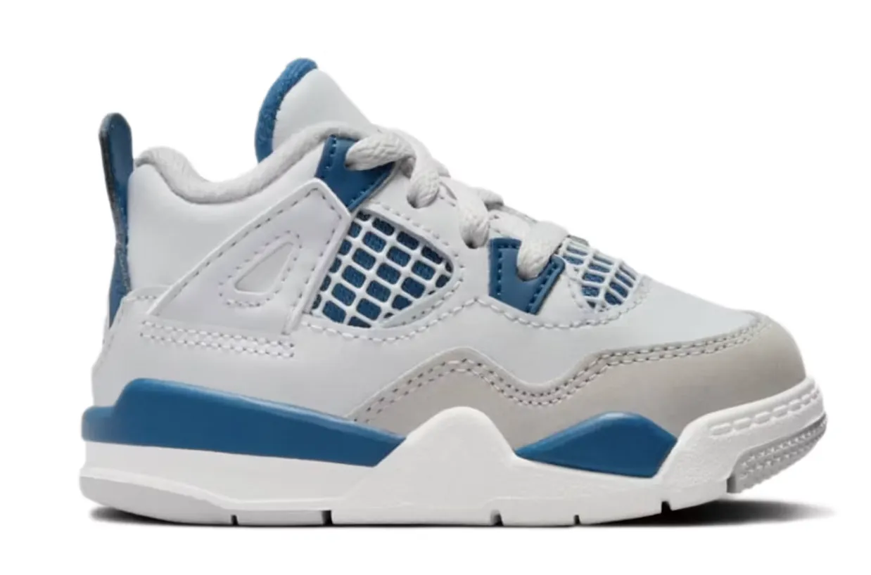 KIDS - JORDAN 4 RETRO MILITARY BLUE (2024) (TD)