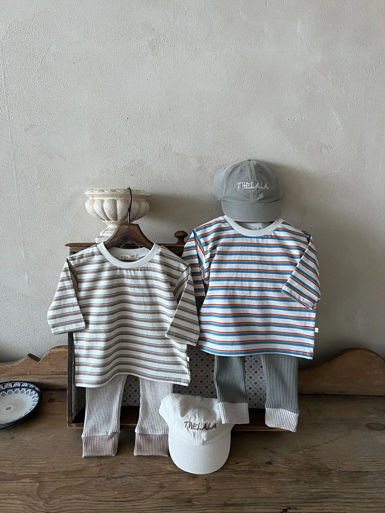 Kids Lala Long Sleeve Stripe Top (1-6y) - 2 Colors