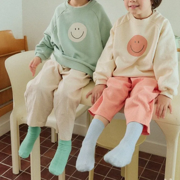 Kids Land S24 Smiley Face Sweatshirt (1-6y) - 2 Colors