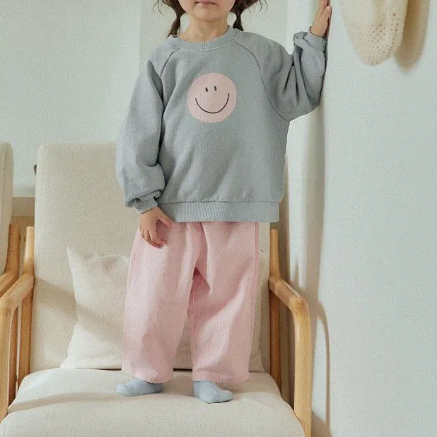 Kids Land S24 Smiley Face Sweatshirt (1-6y) - 2 Colors