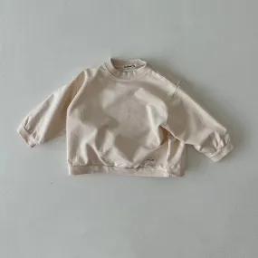 Kids Land Soft Cotton Sweatshirt (1-6y) - Cream