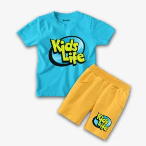 Kids Life Printed Summer Short Suit