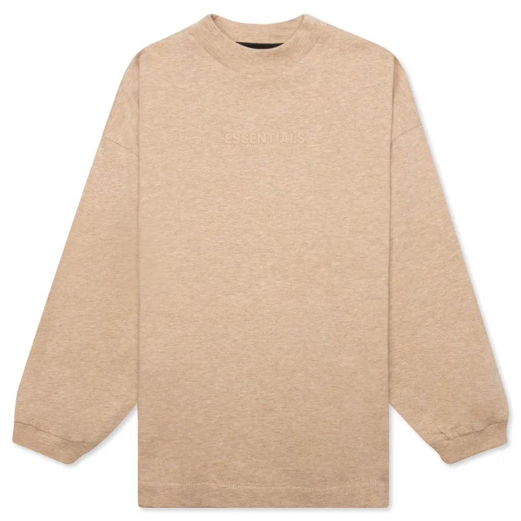 Long Sleeve Tee for Kids - Gold Heather Color