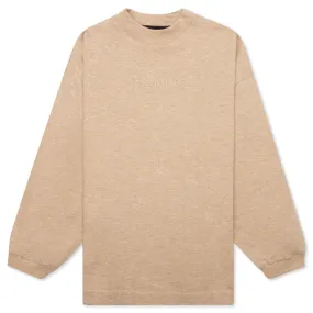 Long Sleeve Tee for Kids - Gold Heather Color