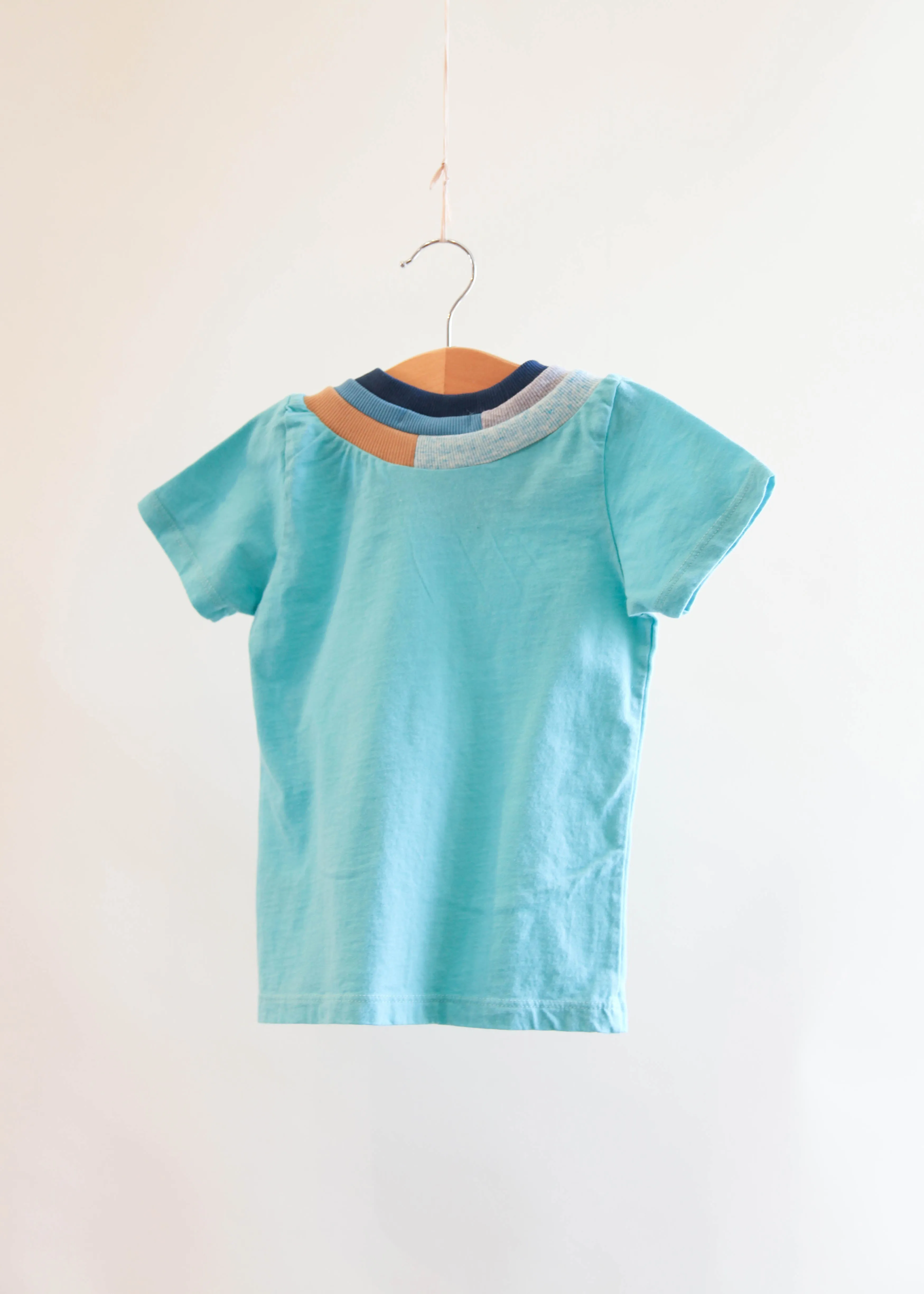 Kids Mosaic T-Shirt - Turquoise