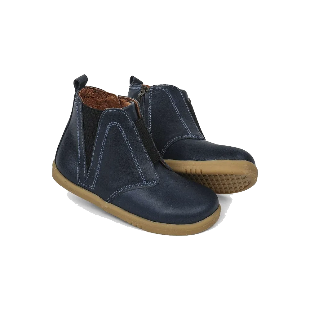 Kids Navy Bobux I-Walk Signet Boot