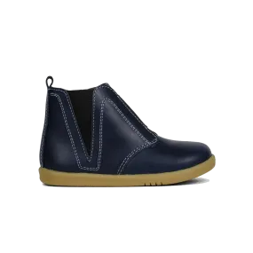 Kids Navy Bobux I-Walk Signet Boot