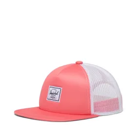 Herschel Whaler Mesh Kids Cap in Shell Pink/White