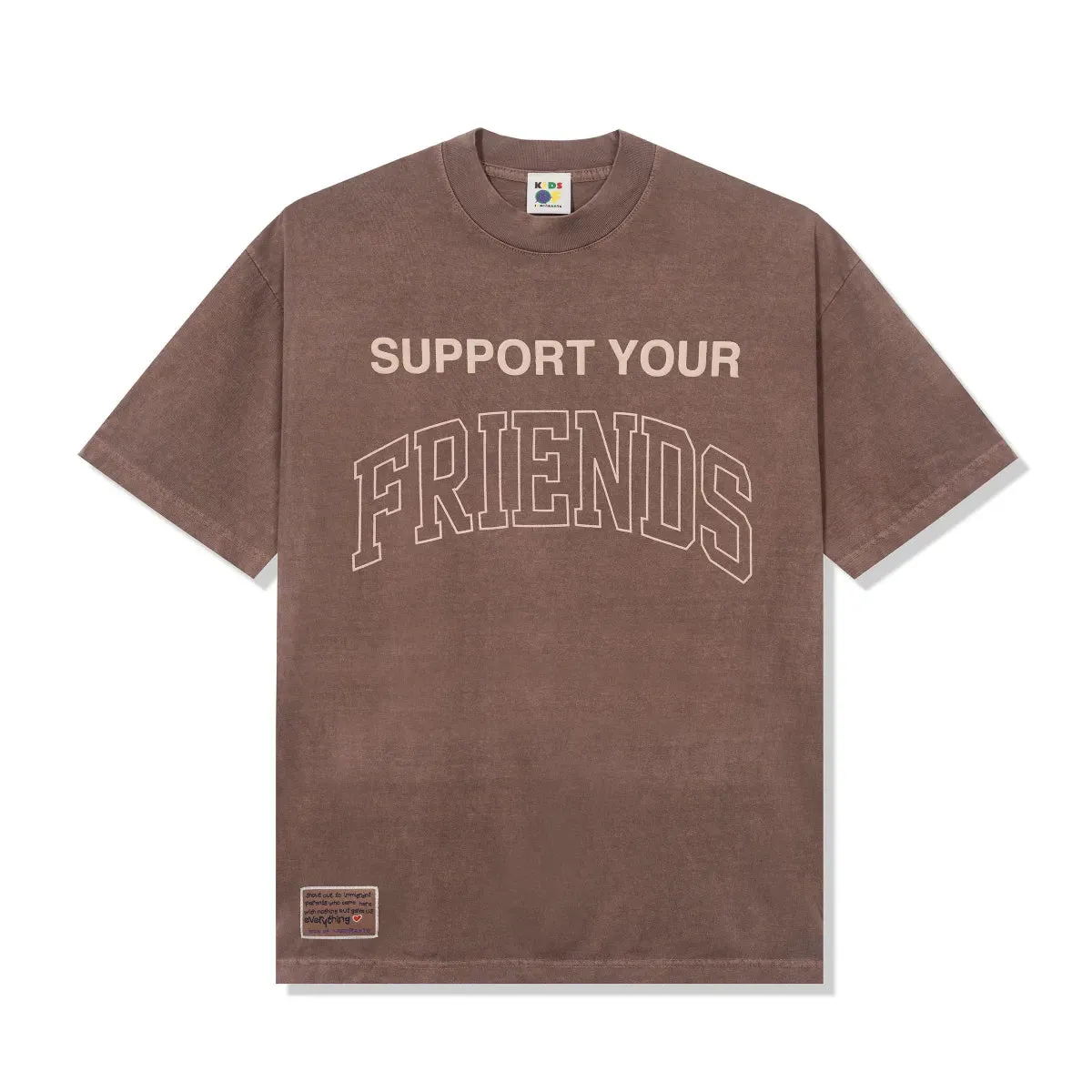 Kids Of Immigrants Support Your Friends Tee 'Patchouli'