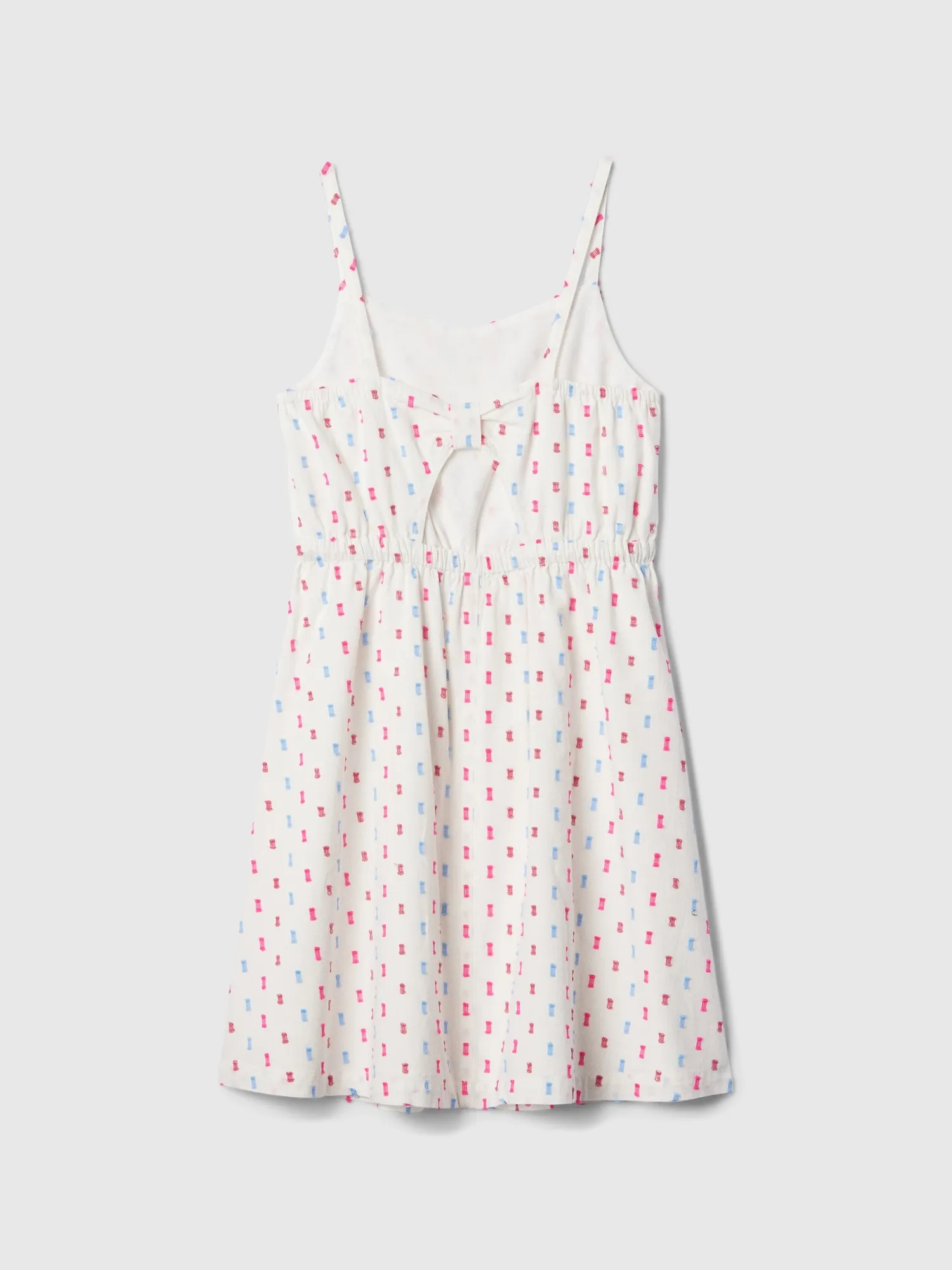 Kids Poplin Bow-Knot Dress