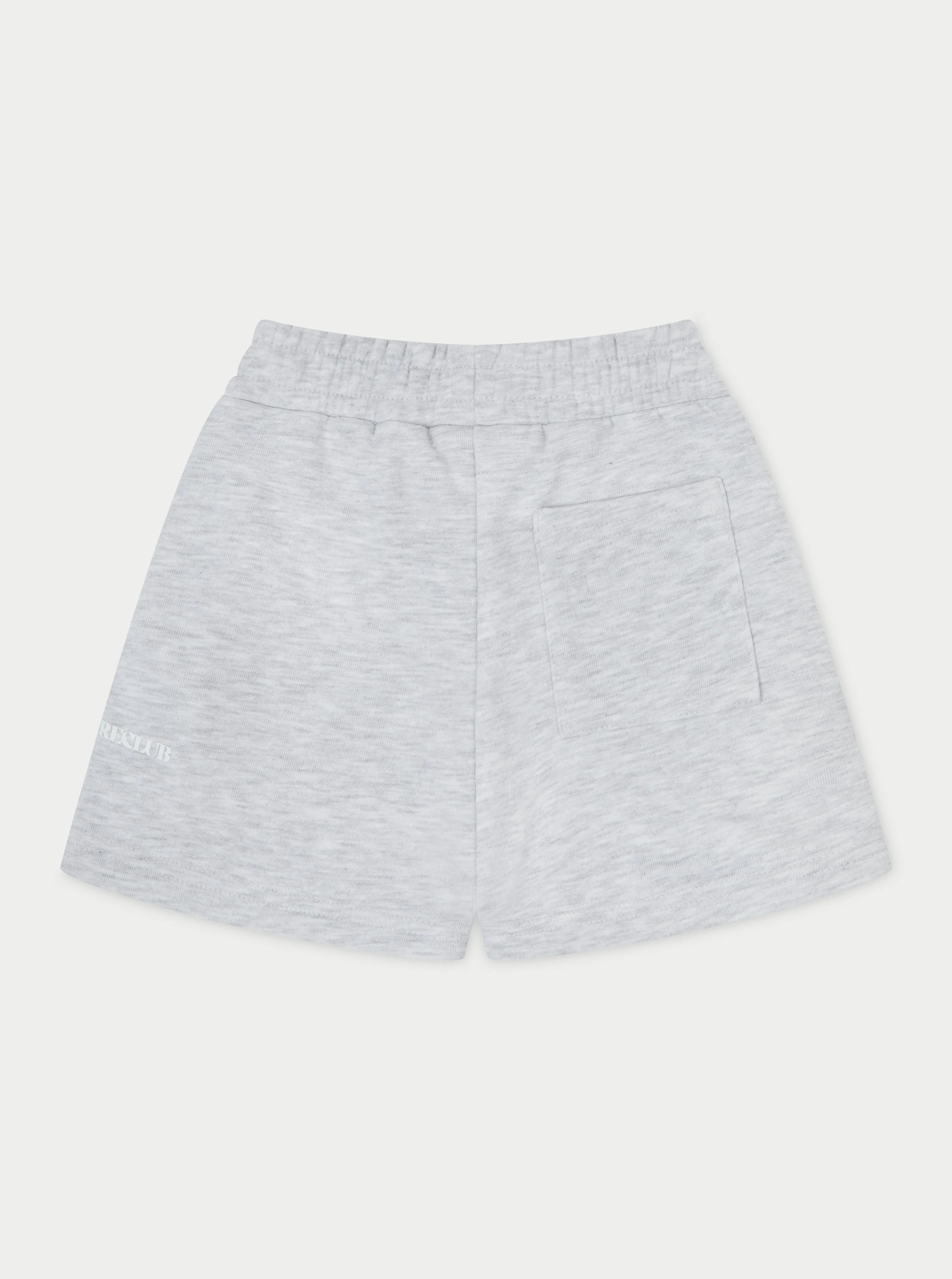 KIDS RAW SEAM SHORTS - GREY MARL