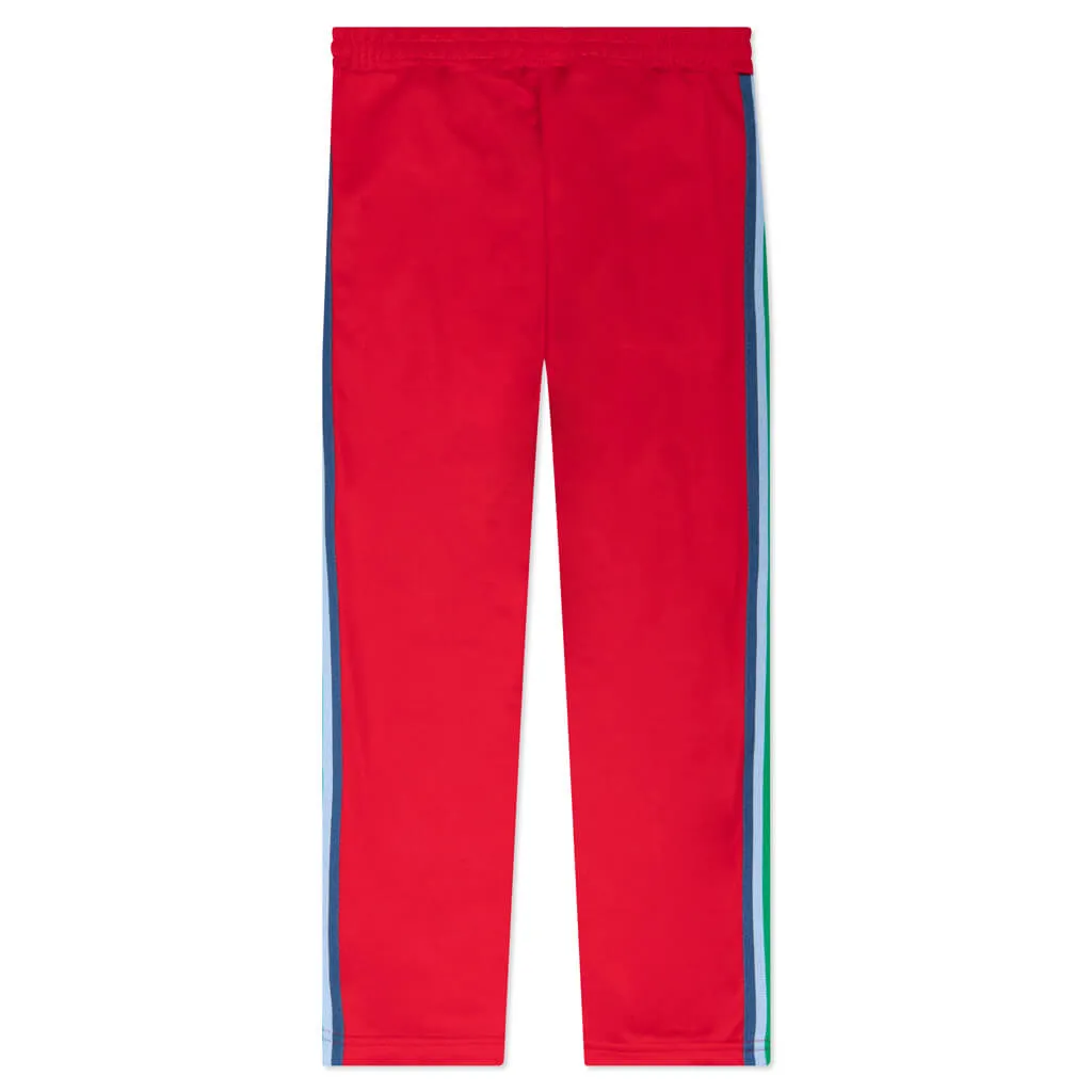 Kids Red/White Logo Rainbow Track Pant