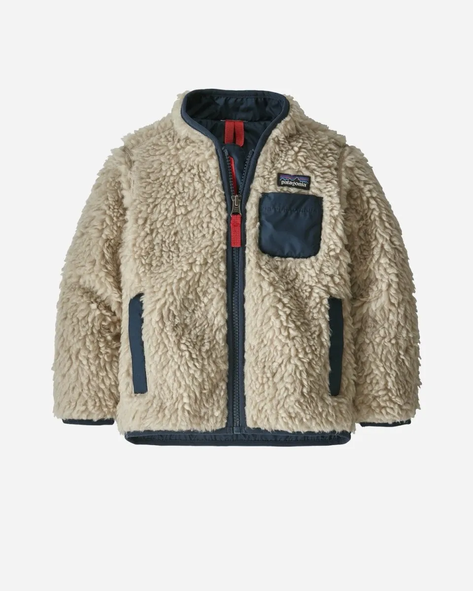 Kids Retro X Jacket - Natural W/New Navy