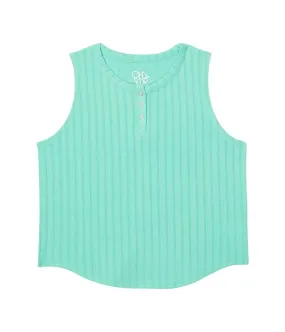 Kids Rib Henley Tank by Chaser