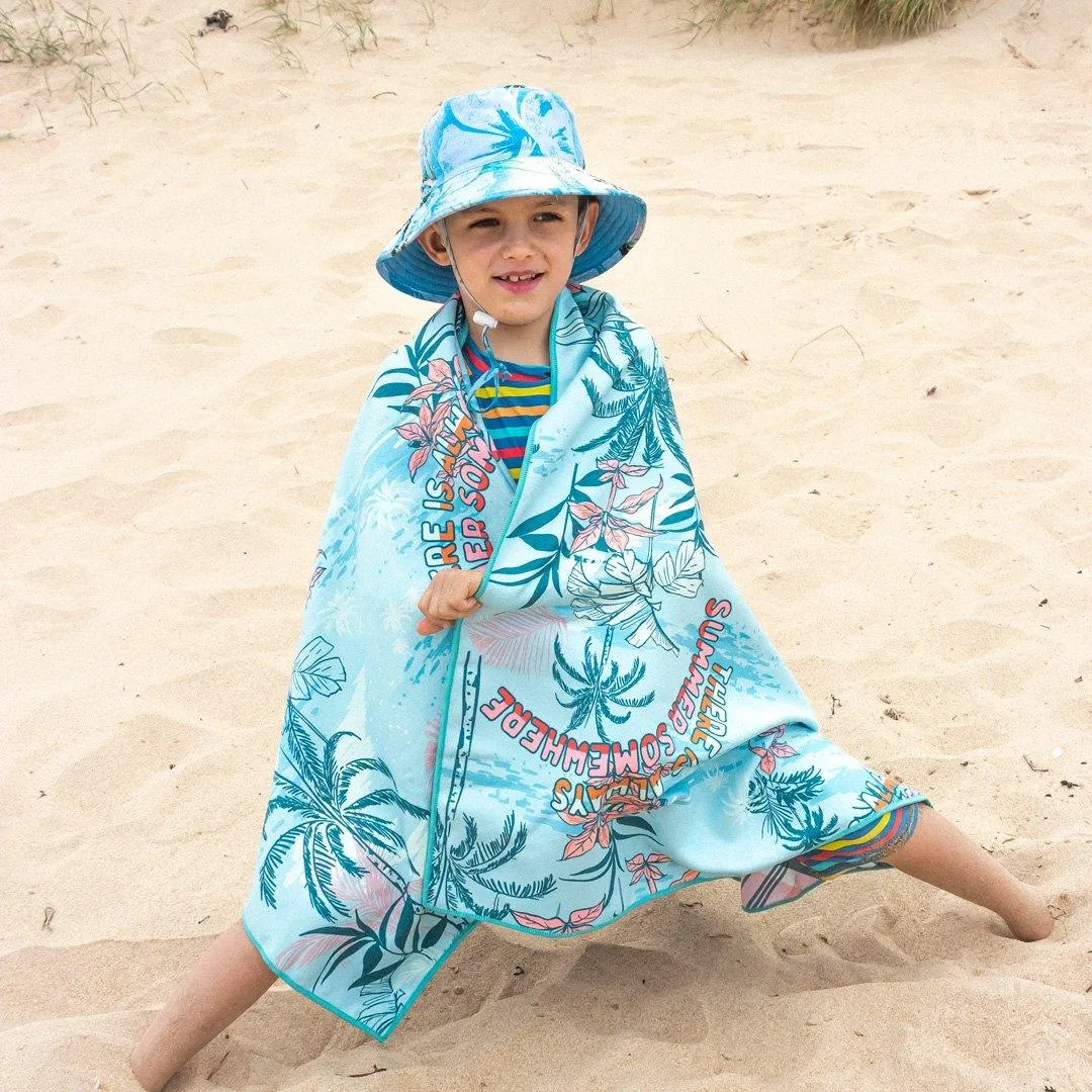 Kids' Sand Free Beach Towel, Always Summer