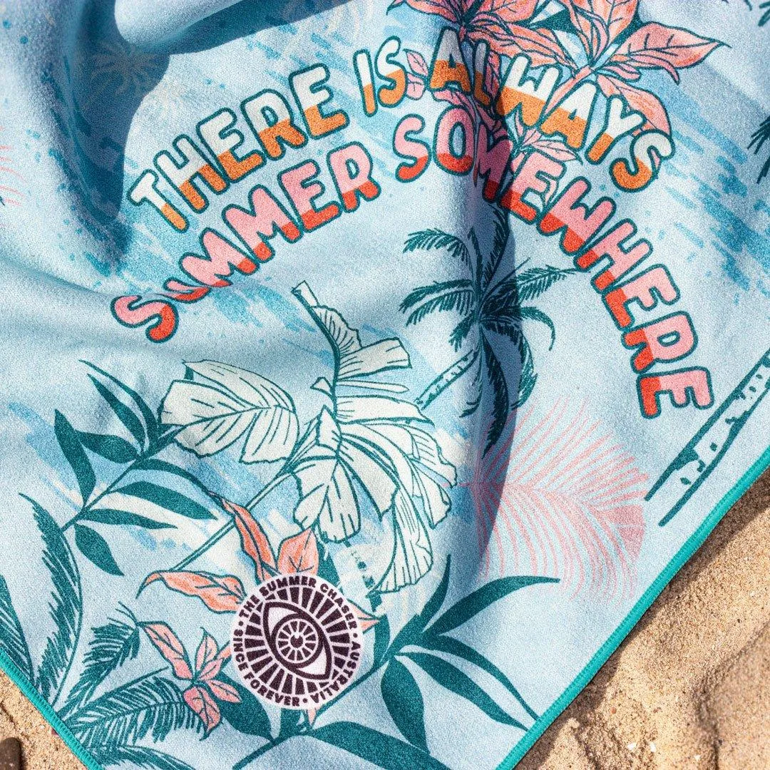 Kids' Sand Free Beach Towel, Always Summer