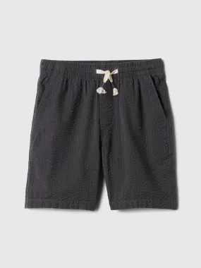 Kids Seersucker Pull-On Shorts