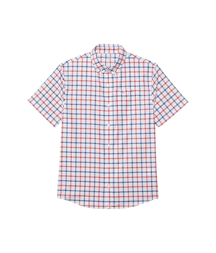 Kids Short Sleeve Checkered Shirt