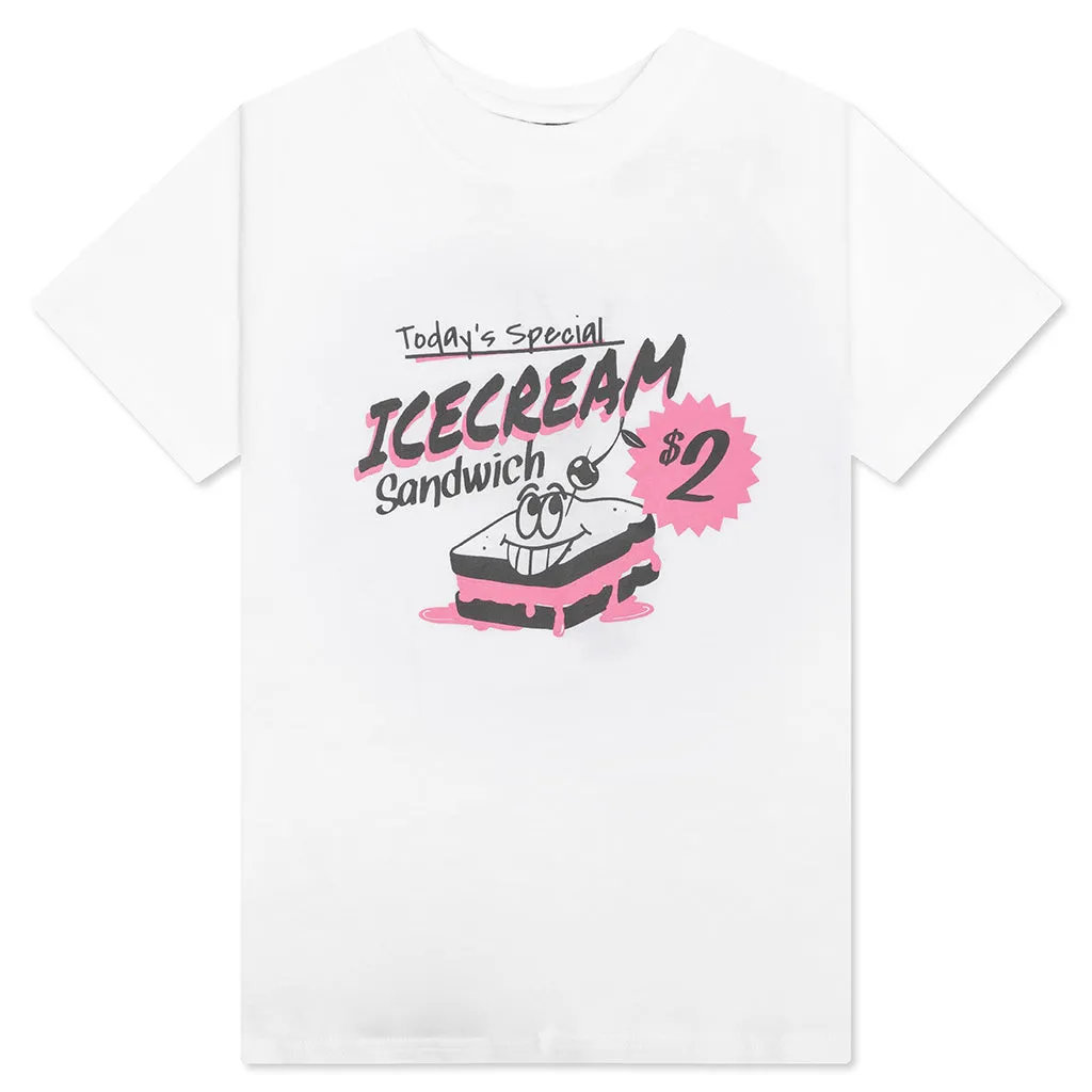 White Kids Sammie Short Sleeve Tee