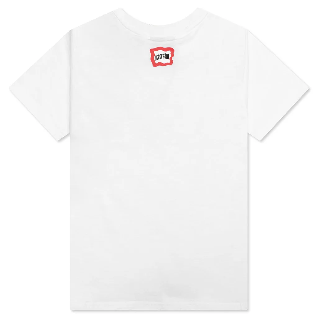 White Kids Sammie Short Sleeve Tee