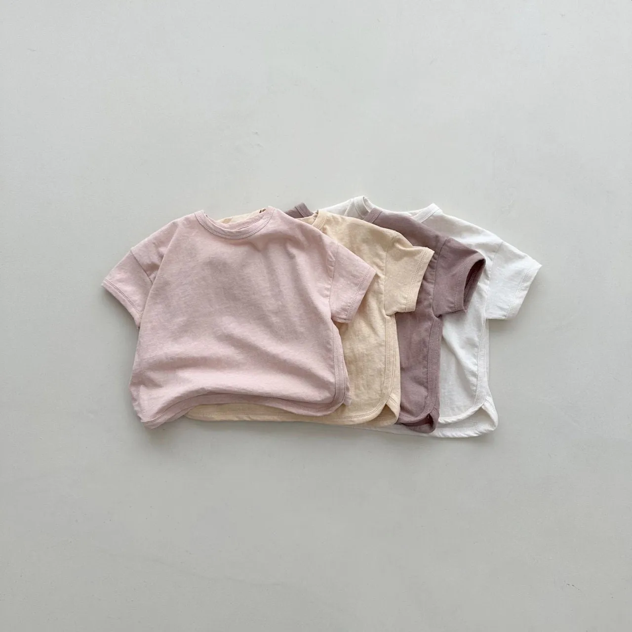 Kids Soft Short Sleeve Top (11m-6y) - 4 Colors