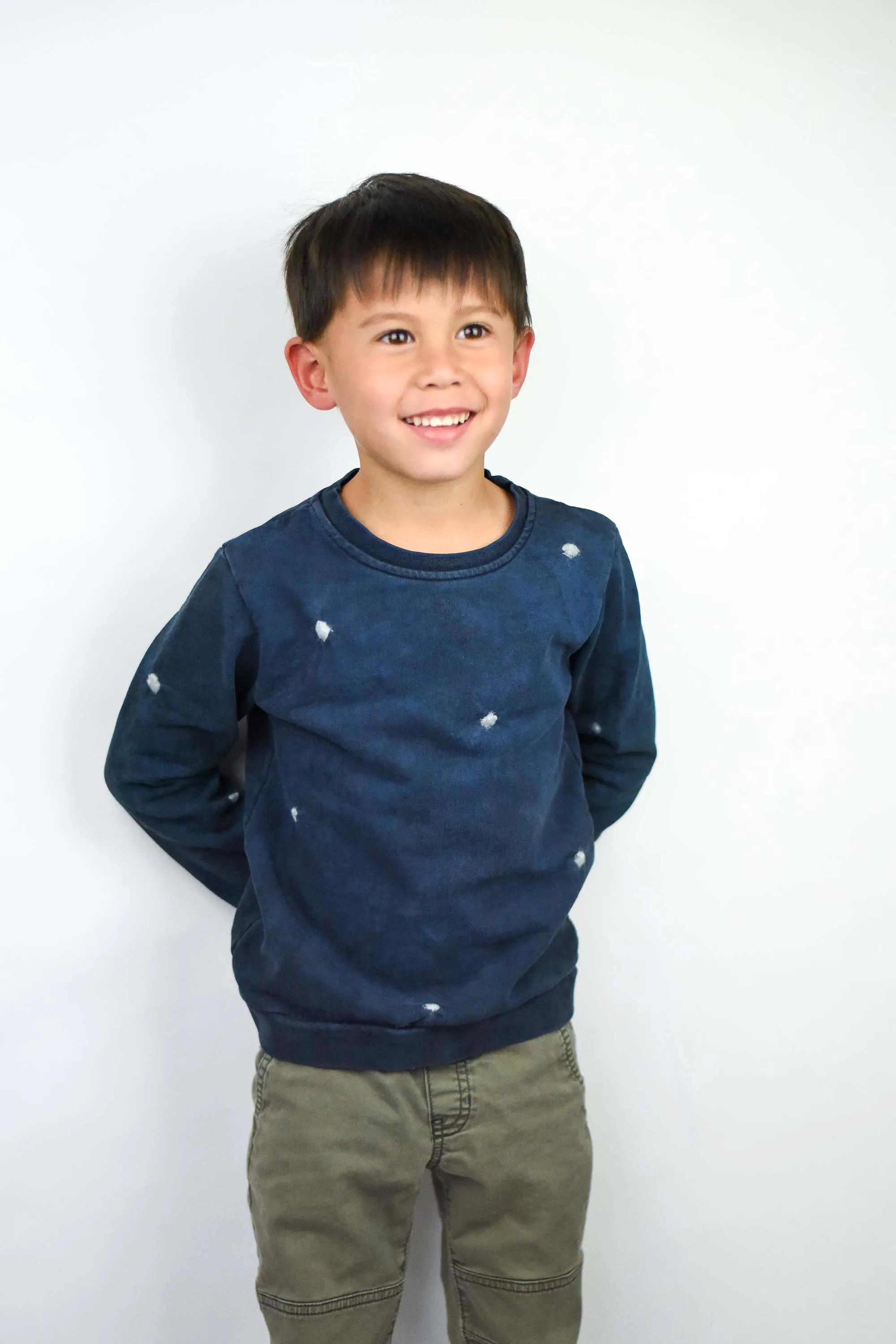 Kids Starry Night Organic Sweatshirt