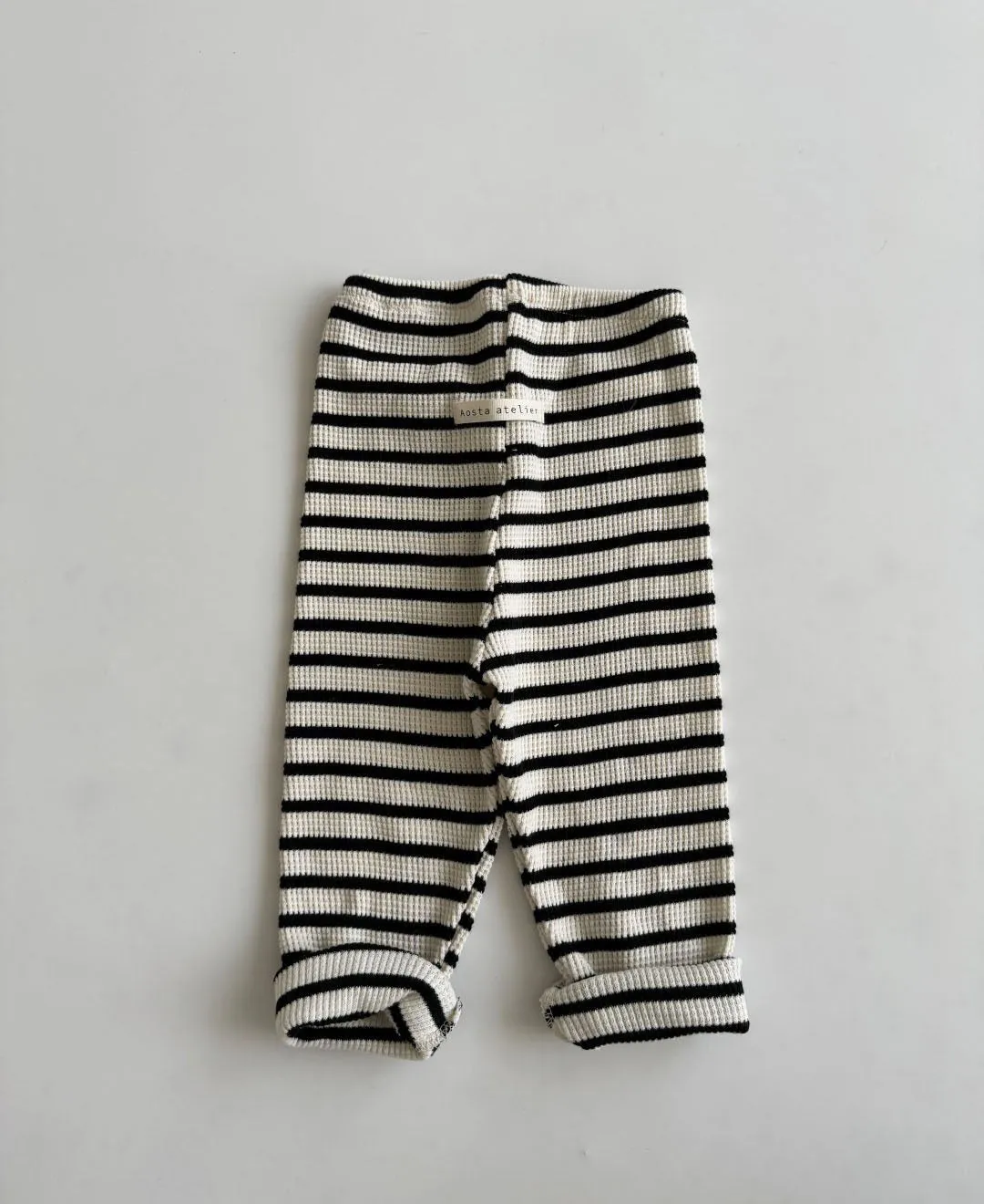 Kids Stripe Waffle Leggings (0-5yrs) - 2 Colors